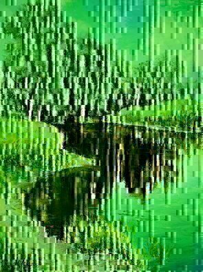 Vladimir Volosov, 'Quiet Backwater', 2021, original Painting Oil, 18 x 24  x 1 inches. Artwork description: 6663 This artwork is an original unique textured oil painting on Nanvas on a wooden frame, painted using a palette knife. Original artistaEURtms style aEUR