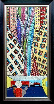 Vlado Vesselinov; Lonely Childhood, 2019, Original Painting Acrylic, 52 x 102 cm. Artwork description: 241 Lonely Childhood In the Neighborhood Of Zombiestribute to Hariton PushwagnerThis work is a tribute to the great artist Hariton Pushwagner.  Inspired by his two works, I painted them into one, trying to look through his eyes at my work.  The works are ideologically united in a common ...