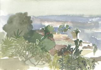 Walter King, 'Laguna Beach', 2005, original Watercolor, 7 x 5  x 0.1 cm. 