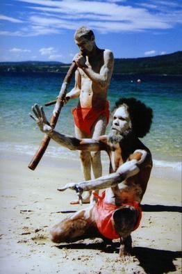 Wayne Quilliam, 'BeachCeremony', 2000, original Photography Color,    inches. Artwork description: 2103 Aboriginal dancers performing an important dance at my brothers wedding in Tasmania...