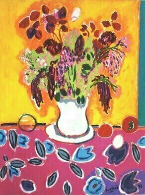 Wayne Ensrud; Spring Bouquet, 1993, Original Painting Acrylic, 30 x 40 inches. Artwork description: 241 A fresh vision of fresh flowers...