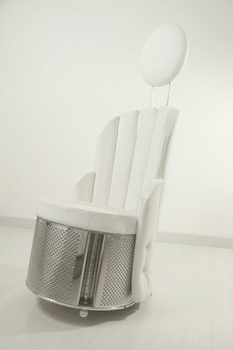 Federica Ripani; OSCILLAZIONE, 2009, Original Furniture,   cm. Artwork description: 241 steel, wood, leather, plastic. ...