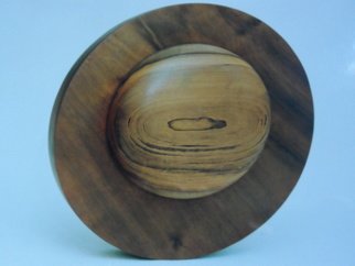 Wilson Sasso; Saturn, 2005, Original Woodworking, 37 x 37 cm. Artwork description: 241 Made from imbuia wood, turned. ...
