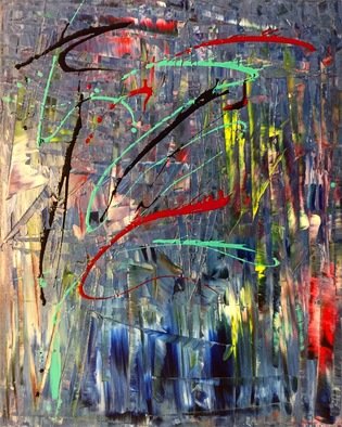 Alexander Sobolta; Venom, 2017, Original Painting Oil, 24 x 30 inches. Artwork description: 241 Oil, Acrylic, Canvas, Abstract, Expressionism, Modern, Contemporary, Gestural...