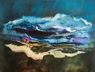 Nicholas Down, 'The Promise Of Altitude', 2014, original Painting Oil, 40 x 30  x 2 inches. Artwork description: 2307 Oil on Gesso Panel...