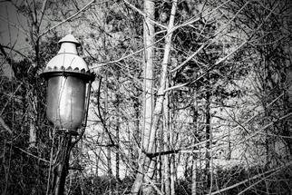 Kenny Mcmahan: 'lonely illumination', 2020 Black and White Photograph, Light. Lonely lightpost unused in the daylight , caught my eye. Digital photo.  Can be made in prints bigger than 8x10...