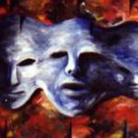 David Acevedo: 'Extention of the Memory', 2000 Acrylic Painting, Abstract Figurative. Artist Description: The essence of the mind and how we have the power to travel.  These faces represent the stages in life and how we have the power to travel back and forth in time. ...
