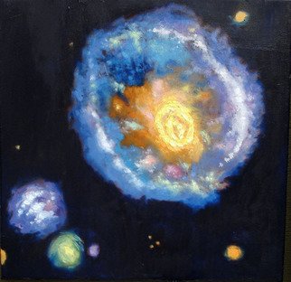 Andrew Stark: 'Nebula', 2007 Oil Painting, Astronomy. 