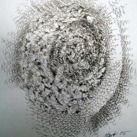 Andrew Stark: 'Spiral', 2006 Other Drawing, Abstract. 