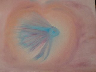 Michele Niels: 'Shelter', 2011 Animation, Abstract. Artist Description:          oil painting on canvas board: have you a fish, try to recognize this little fish so important. .                                        ...