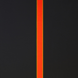 Anders Hingel Artwork Zip in orangered, 2014 Giclee, Abstract