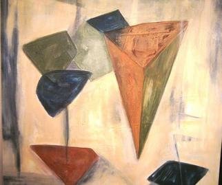 Airton Sobreira: 'prism', 2000 Acrylic Painting, Geometric.  Tempera acrylic on canvas ...