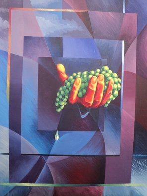 Artist: Alejandro Del Valle - Title: esfuerzos - Medium: Acrylic Painting - Year: 1999