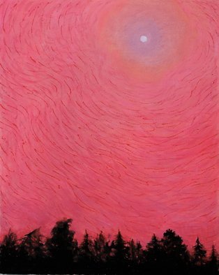 Artist: Artur Pashkov - Title: Purple in red - Medium: Oil Painting - Year: 2016