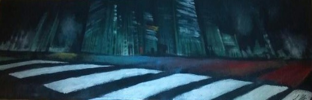 Lori Salts  'Nightlight', created in 2014, Original Painting Acrylic.