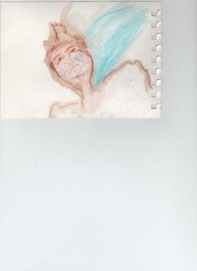 Artist: Alicia Steffes - Title: angel 4 - Medium: Watercolor - Year: 2010