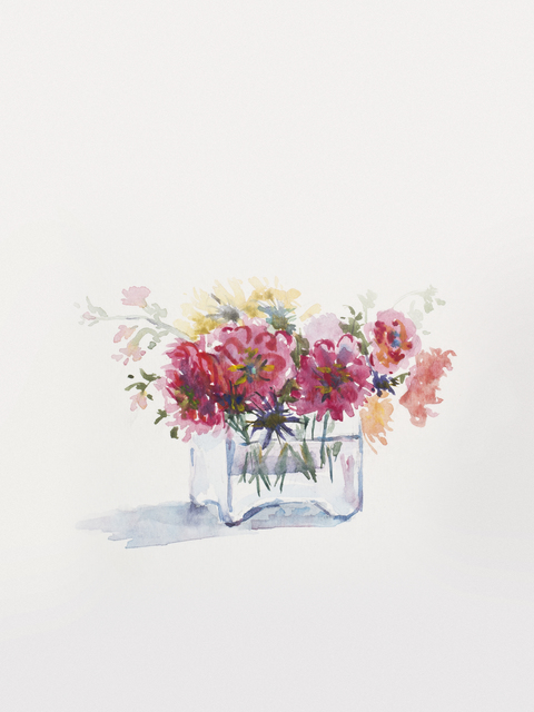 Artist Jianhui Gao. 'In Full Bloom1' Artwork Image, Created in 2014, Original Reproduction. #art #artist