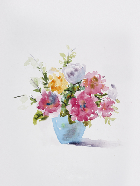 Jianhui Gao  'In Full Bloom2', created in 2014, Original Reproduction.