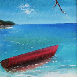 Alton Hinds: 'At Rest', 2008 Acrylic Painting, Sea Life. Artist Description:  Exploring techniques and effects ...
