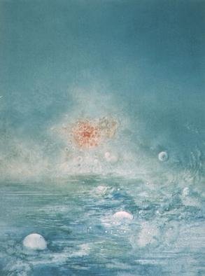 Alessandro Beltrame: 'Aurora Consurgens III The Form of Water', 1997 Oil Painting, Other. 