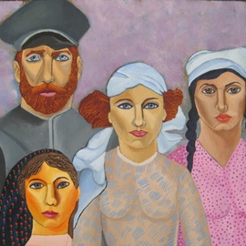 Sergio Roffe: 'A RUSSIAN FAMILY', 2008 Acrylic Painting, Figurative. Artist Description:         FIGURATIVE             ...