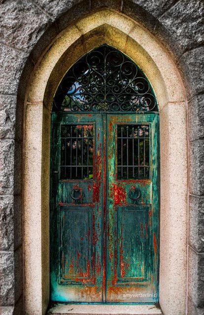 Amy Wetterlin  'Door Two', created in 2015, Original Mixed Media.
