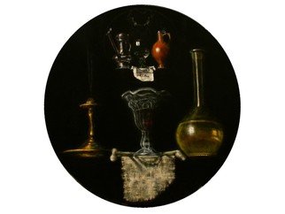 Artist: Arnold Ananicz Ananiczius - Title: Still life with a Torrentius still life - Medium: Oil Painting - Year: 2001