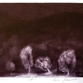 Anita Jovanovic Artwork The night, 2006 Intaglio, undecided