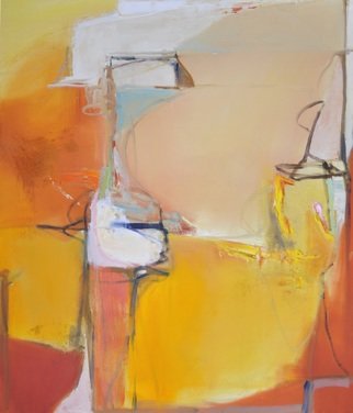Anne Schwartz: '331 sunset in ravello', 2018 Oil Painting, Abstract. LargeColorfulSunsetTextureFine artOrangeYellowPink...