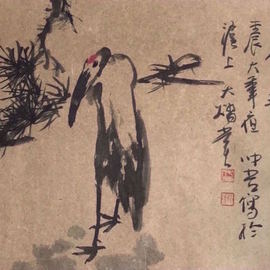 Chongwu Ao: 'sh 20 bird', 2012 Ink Painting, Birds. Artist Description: Original Abstract Ink Painting On The Rice Paper. Freedom your true feelings is the portrayal of my artworks. It shows Asian cultural elements and humanistic spirit and is magnificent, open, natural, and has no limit. ...