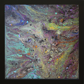 Environmental Artist Apollo: 'a place where stars are born', 2018 Acrylic Painting, Animals. Artist Description: Inspired by my love of space this is an abstract piece that makes you feel like you are there.  An abstract impression of a Hubble destination ...