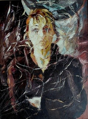 Artist: Ara Ghevondyan - Title: portrait «margo» - Medium: Oil Painting - Year: 2001