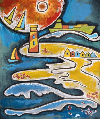 Artist: Ariadna De Raadt - Title: north sea summer - Medium: Acrylic Painting - Year: 2008