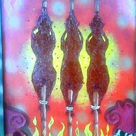 Dulz Cuna: 'Litson', 2007 Mixed Media, World Culture. Artist Description:  The Perennial Filipino Festive Food: Litson ( Roast Pig) ...