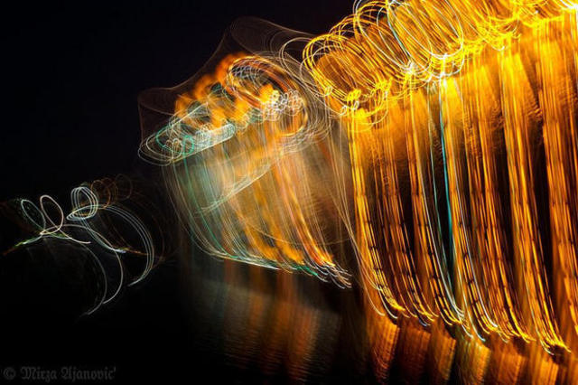 Mirza Ajanovic  'Painting MUSIC With Light 4', created in 2005, Original Photography Color.