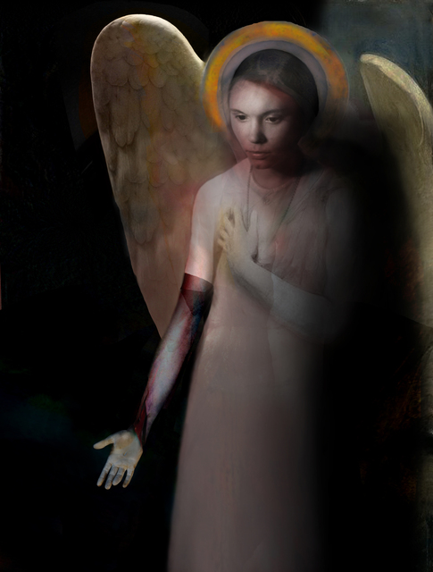 Reinhardt Sobye  'An Angel Named Mankind', created in 2015, Original Digital Art.