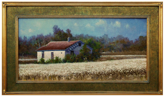 Artist Raymond Paul Moats. 'Carolina Cotton' Artwork Image, Created in 2015, Original Painting Oil. #art #artist