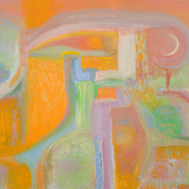 Hirjoi Dorothea: 'composition', 2010 Oil Painting, Abstract Landscape. Artist Description:   light  ...