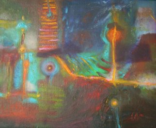 Hirjoi Dorothea: 'scenery', 2008 Oil Painting, Abstract. 