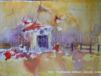 Shubhankar Adhikari: 'IN  SEARCH', 2011 Watercolor, Religious. Artist Description:    Artist Shubhankar Adhikari's painting can be called as visual music or music for eyes. He is a self - taught artist dedicated to creativity in different aspects of fine arts. This is watercolour and oil pastel painting on handmade paper.   ...