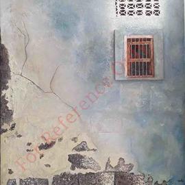 Art Passion: 'no title', 2017 Acrylic Painting, Landscape. Artist Description: Artist Name : Mayasa Abdul Azizartist style is very realisticThisis an original painting of the artist.The painting depicts a realist landscape type of form of art with a raise window like effect using an attachment to the painting.the painting is based on the structure of ...