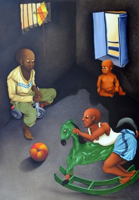 Artist: Abbas Batliwala - Title: One Two Cha Cha - Medium: Oil Painting - Year: 2012