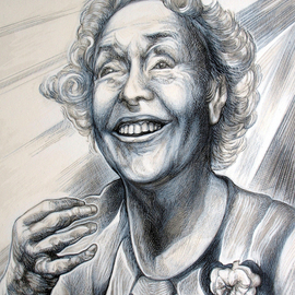 Austen Pinkerton: 'Helen Keller', 2009 Other Drawing, Portrait. 