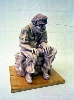 Austen Pinkerton: 'Seated Figure', 1995 Other Ceramics, Undecided. 