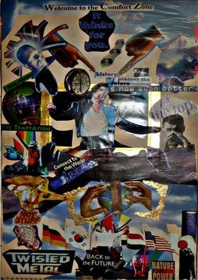 Avinash Shamdasani: 'History  Michael Jackson', 2005 Collage, Figurative. HISTORY- Micheal Jackson collage...