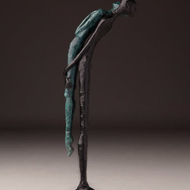 Avril Ward Artwork brothers keeper, 2014 Bronze Sculpture, Figurative