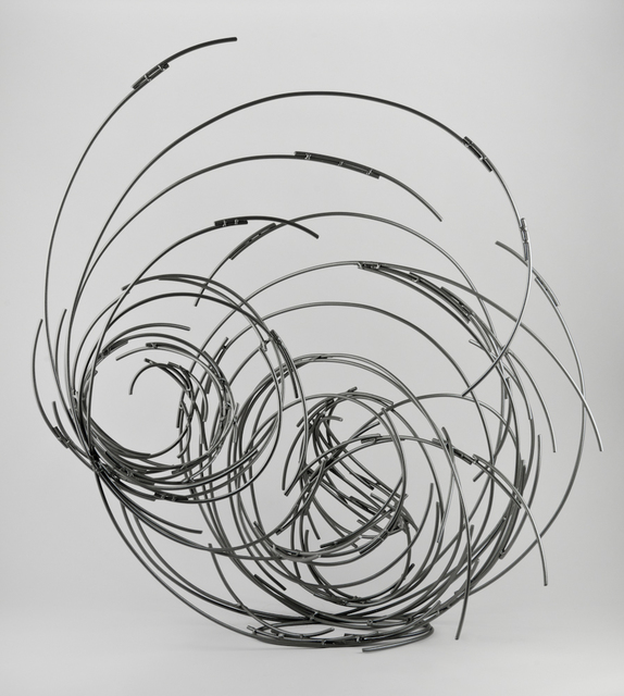 Andrea Waxman Mulcahy  'Converging Vortices', created in 2010, Original Sculpture Steel.