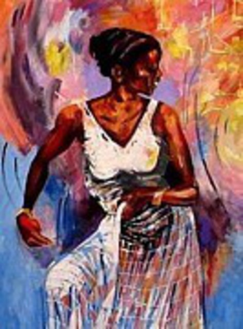 Artist Ben Adedipe. 'Dancing Queen' Artwork Image, Created in 2013, Original Drawing Charcoal. #art #artist