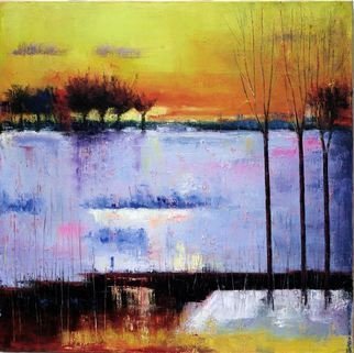 Artist: Nataliia Bahatska - Title: almost spring - Medium: Oil Painting - Year: 2019