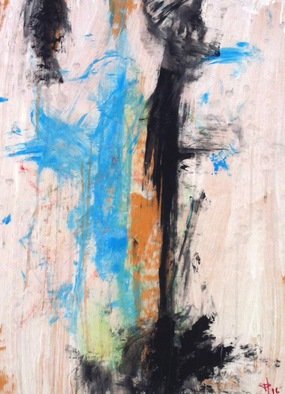 Artist: Balint Tisch - Title: BLACK SATURA II - Medium: Acrylic Painting - Year: 2016